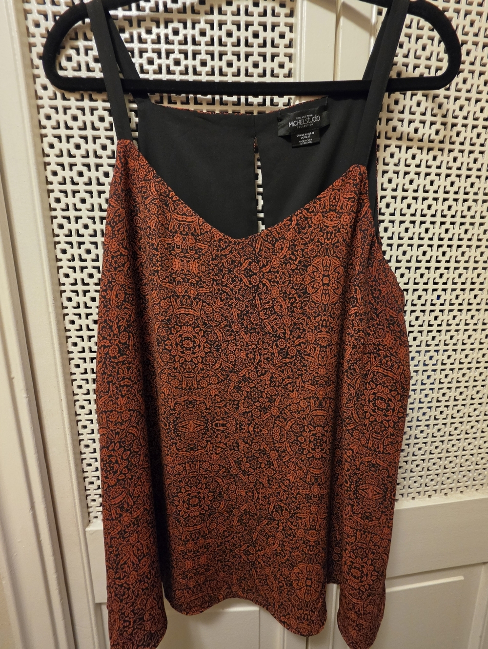V-Neck Sleeveless Blouse - Size 16